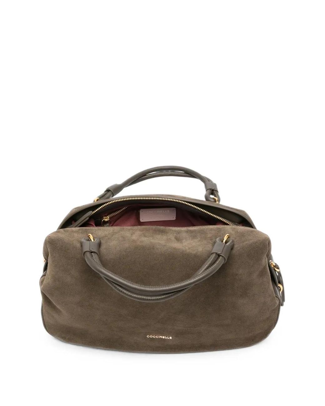Coccinelle Brown Sac Cabas À Fini En Daim