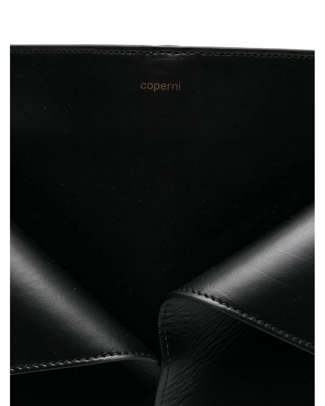 Coperni Black Medium 'Belt Cabas' Shopping Bag