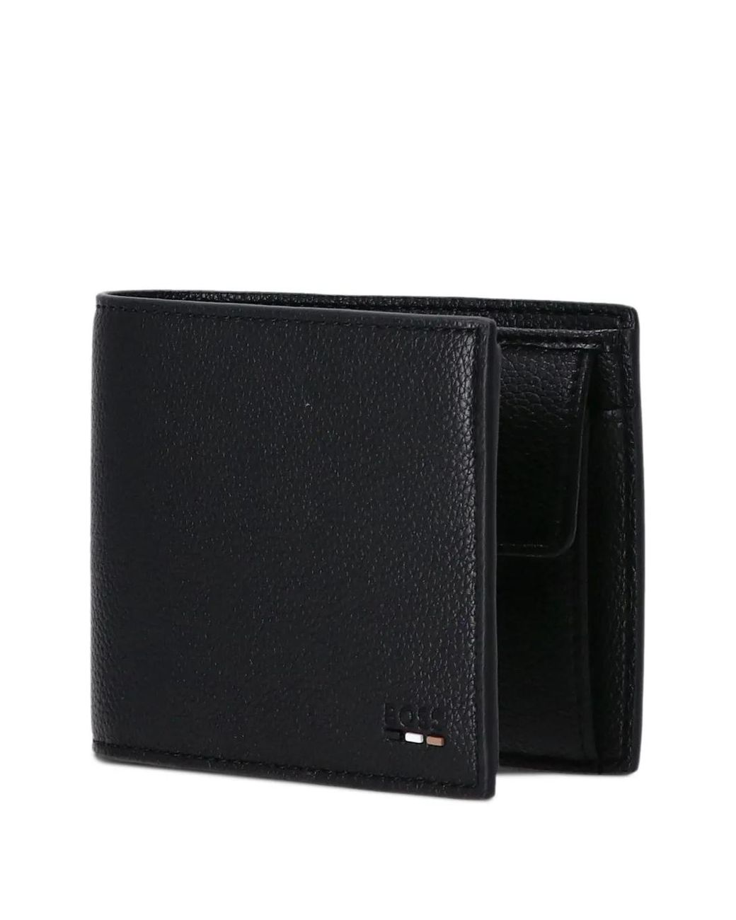 Boss Black Tri-Fold Wallet for men