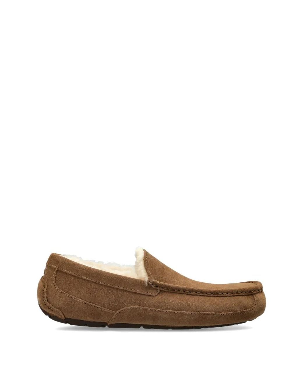 Ugg Brown Ascot Calf Suede Loafers for men