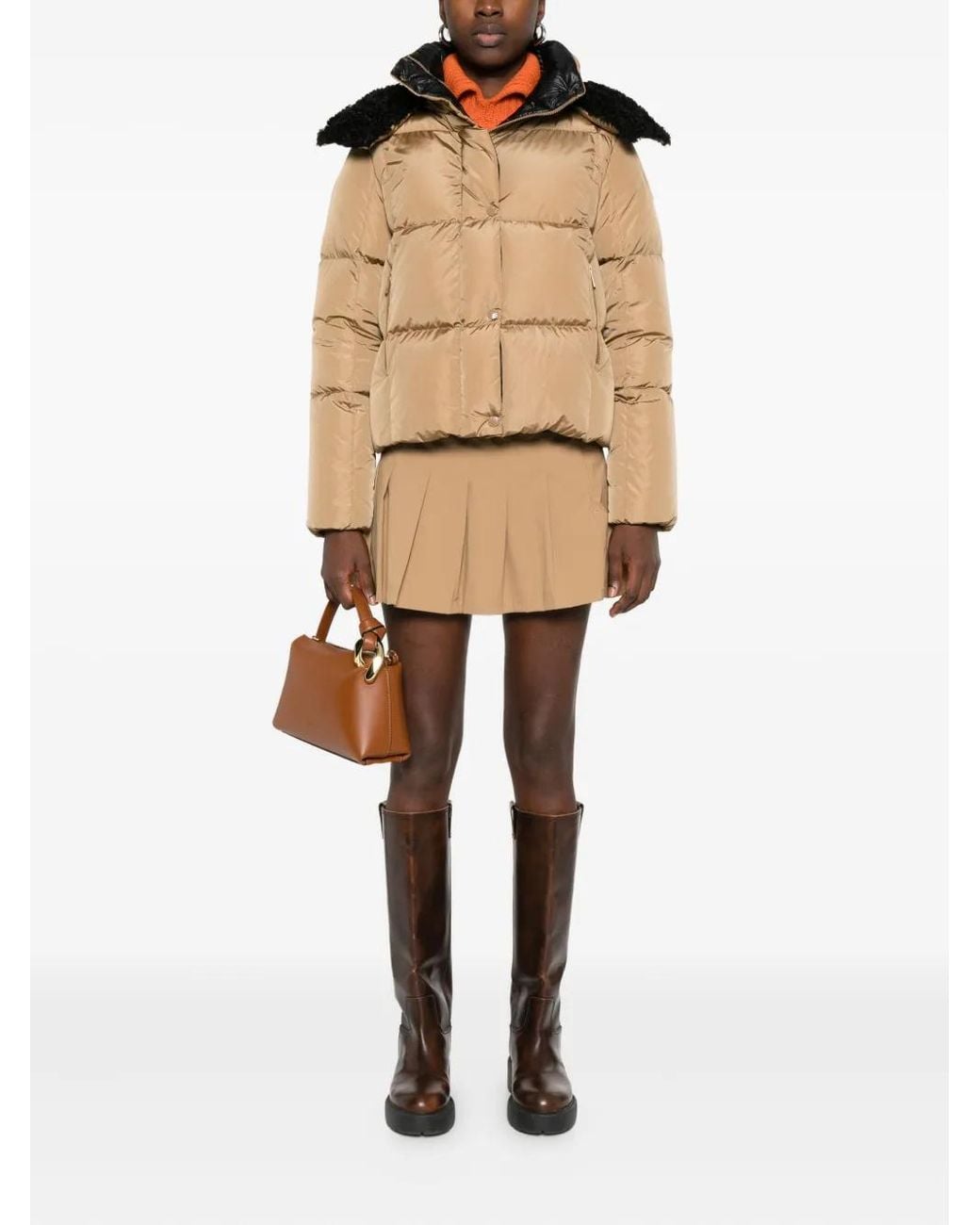 Moncler Natural Castelnou Short Down Jacket