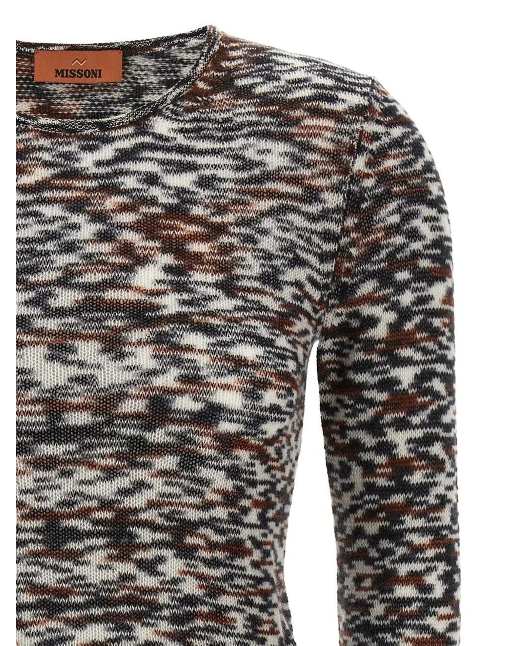Pull À Imprimé Abstrait Missoni en coloris Black
