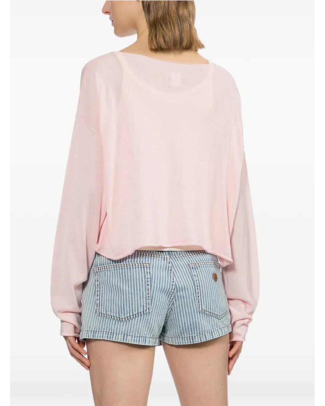 AAPE BY A BATHING AP Pink Logo-Patch Sweater