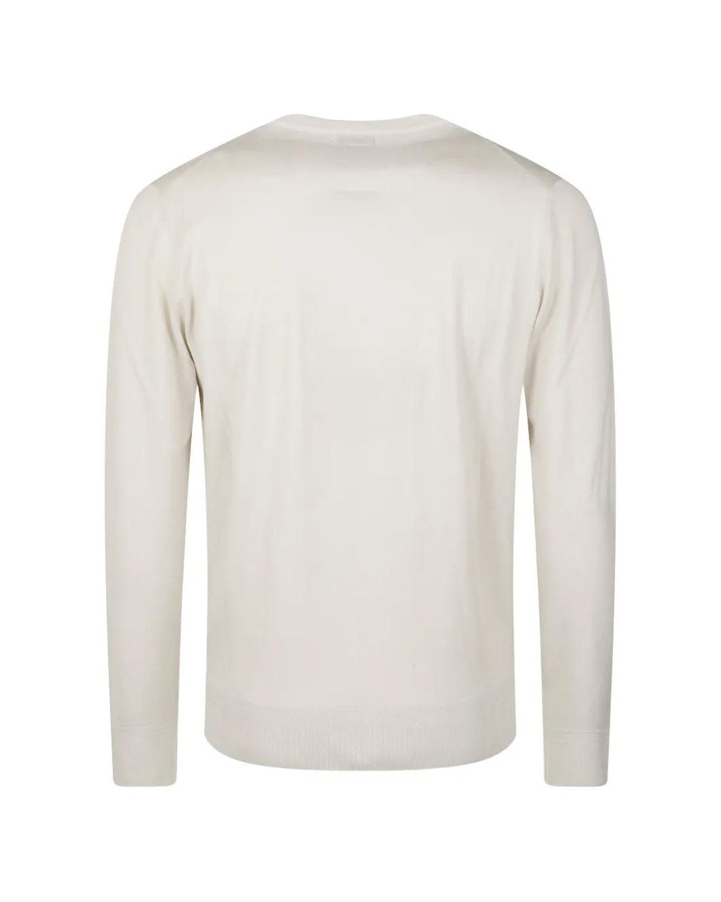 Barena White Crew-Neck Sweater for men