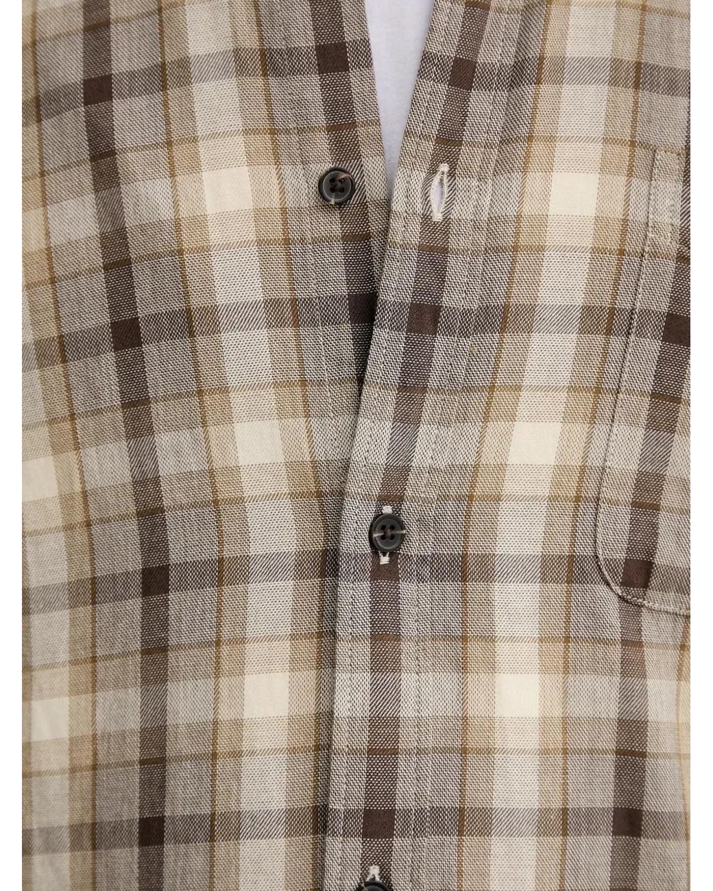 Les Deux Natural Kent Check-Pattern Shirt for men