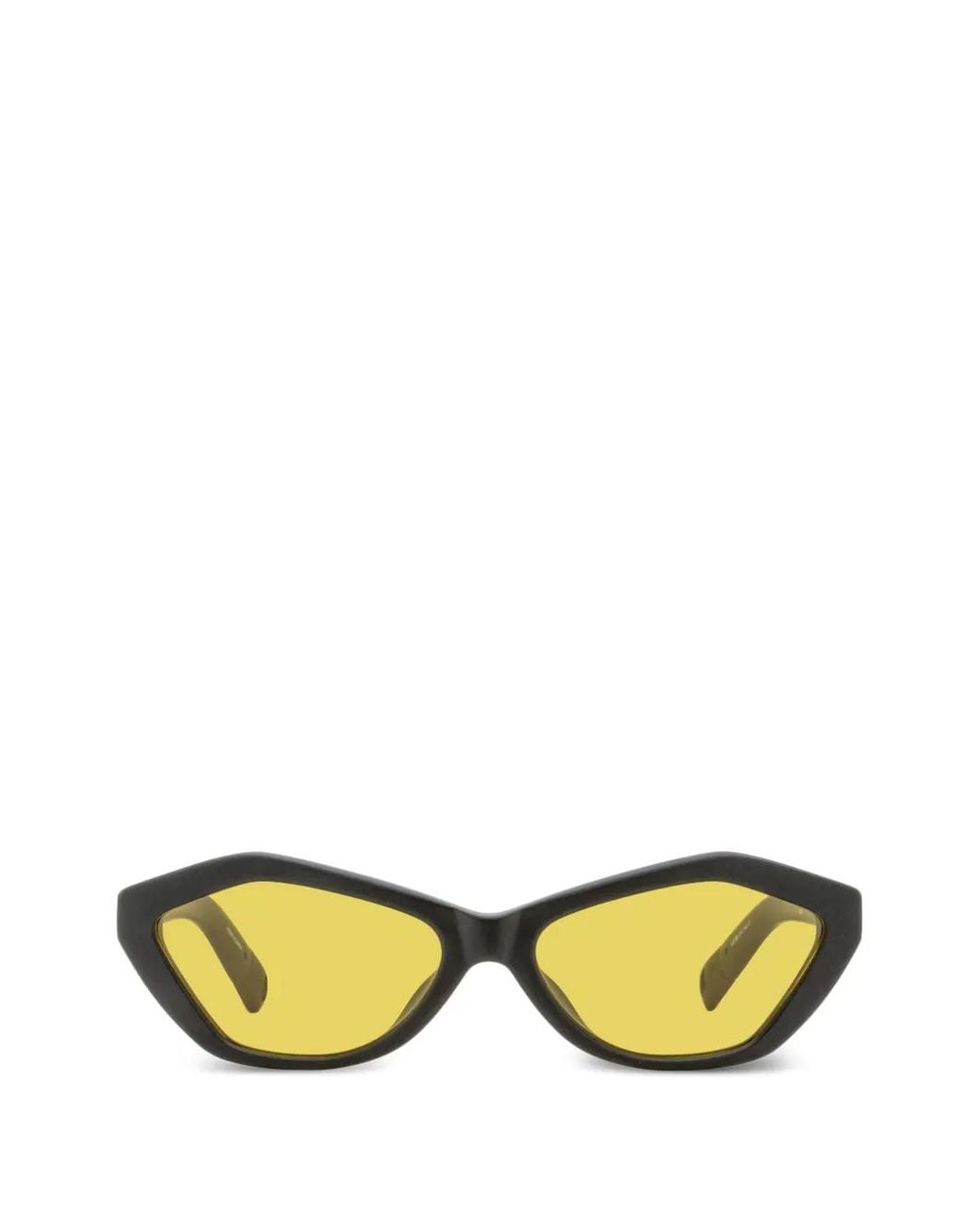 Jacquemus Metallic Bambino Geometric-Frame Sunglasses