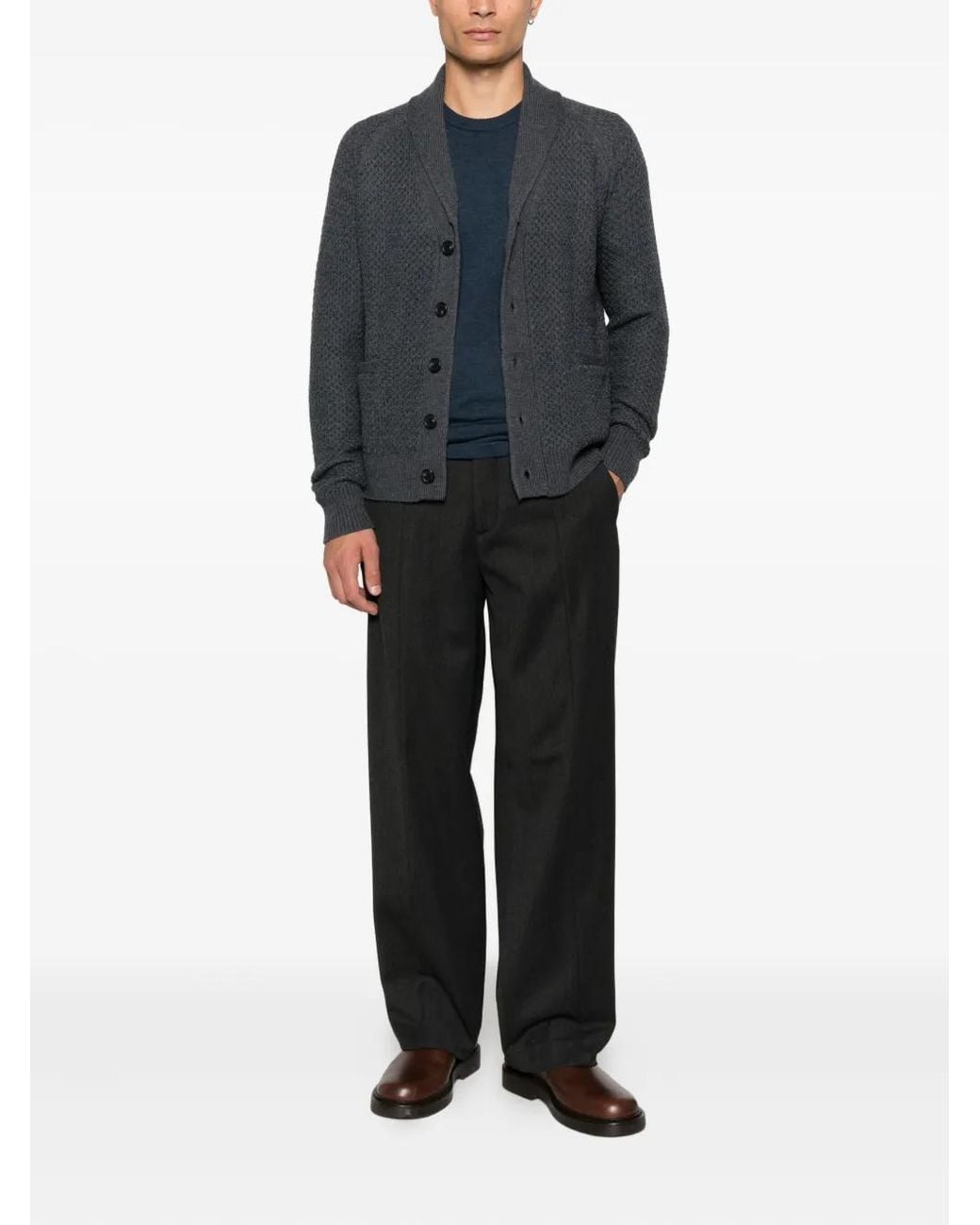 Jonathan Simkhai Black Grant Cardigan for men