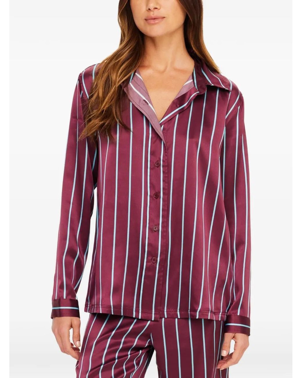The Upside Red Capela Billy Silk Shirt