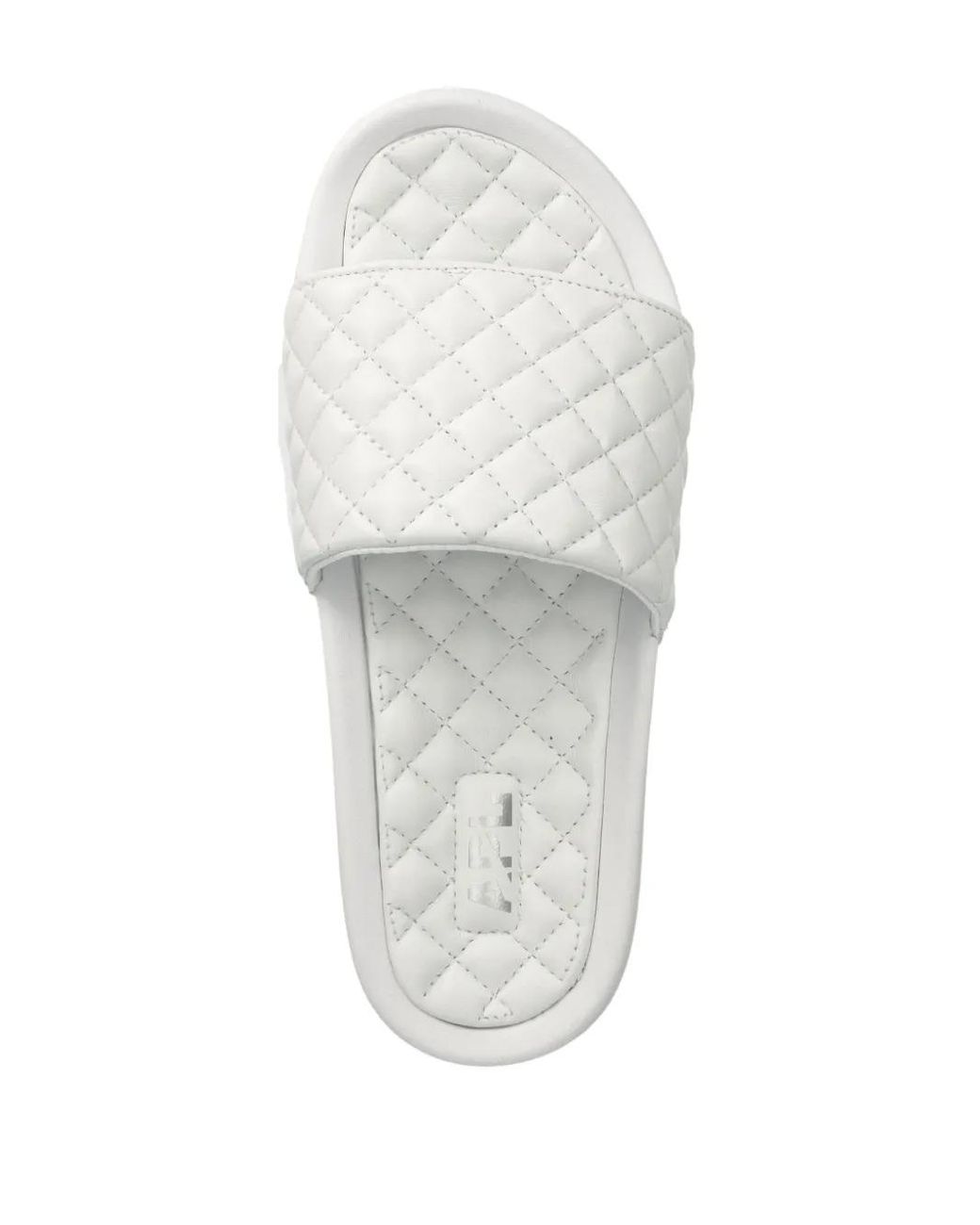 Athletic Propulsion Labs White Lusso Slides