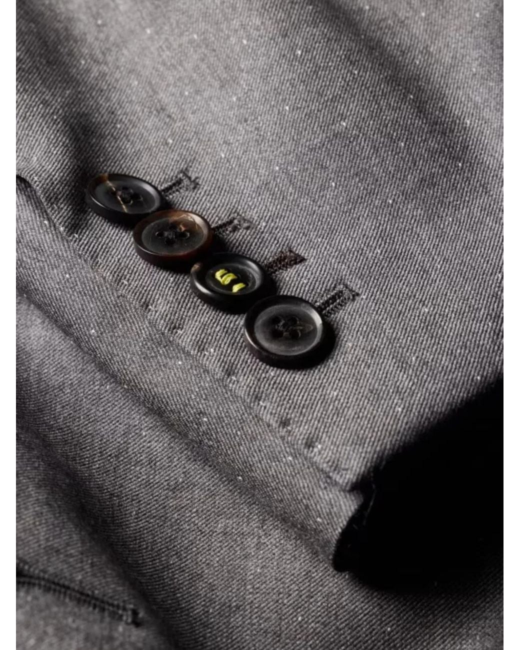 Paul Smith Gray Oversized Pin-Dot Wool Double-Breasted Blazer for men