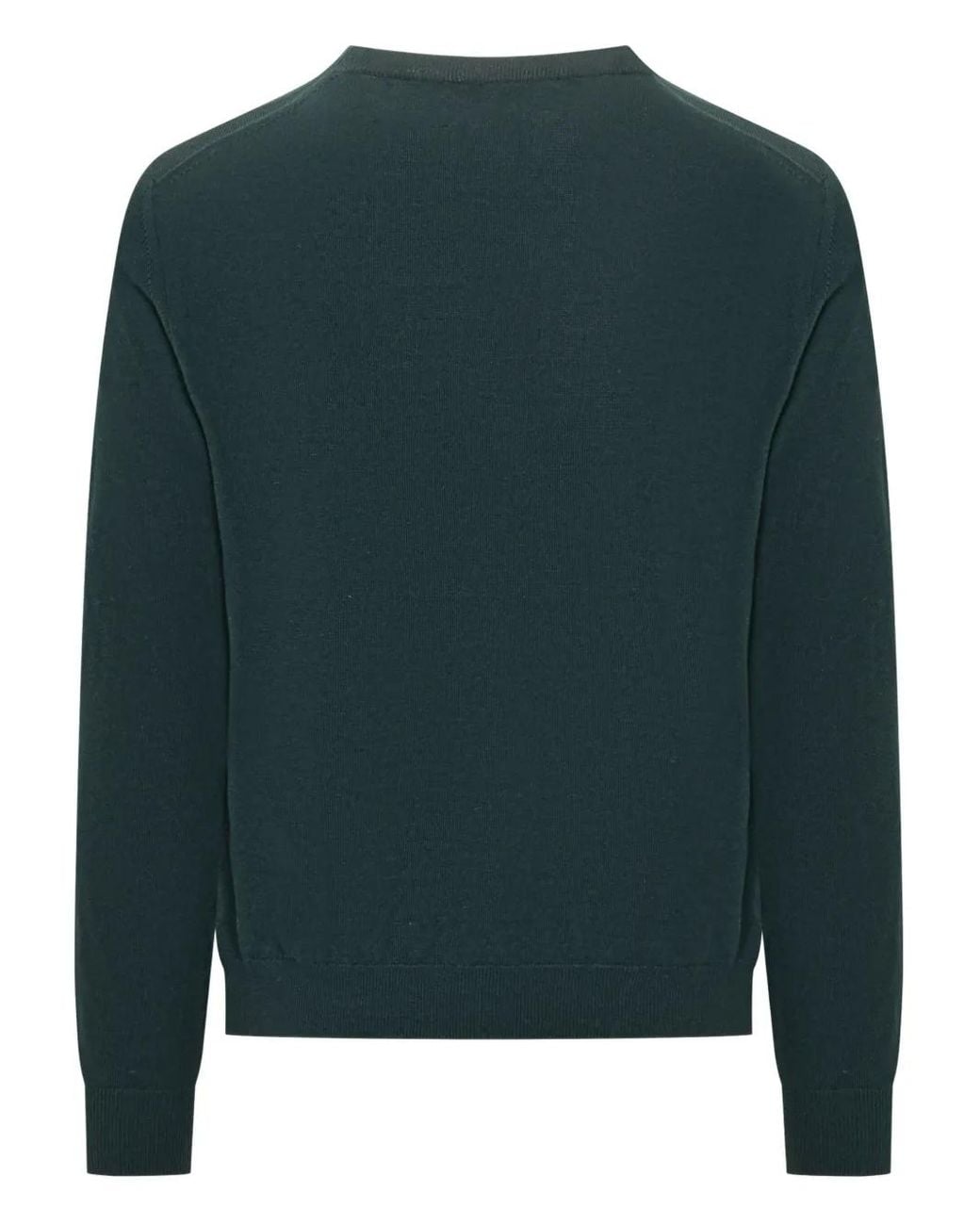 Etro Green Knitted C-Neck for men