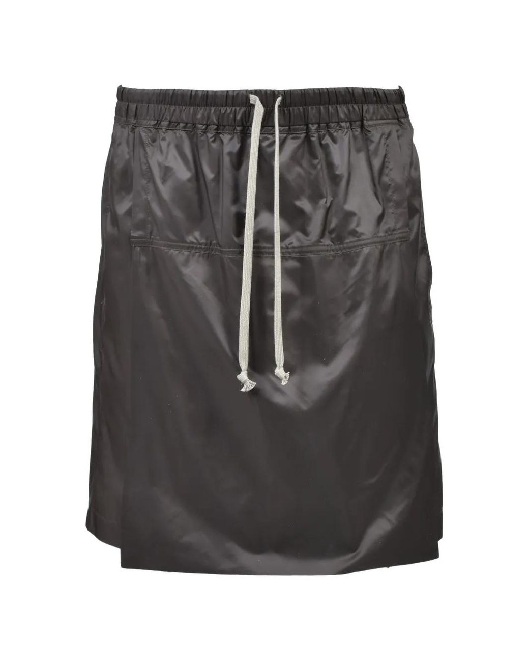 Moncler Black Layered-Detail Kiltshorts Shorts for men