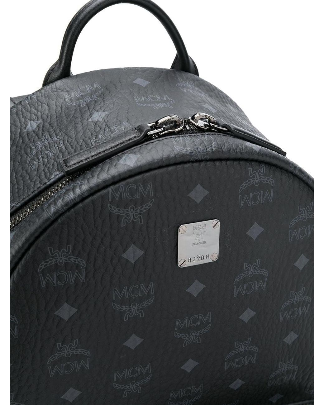 mcm nylon backpack