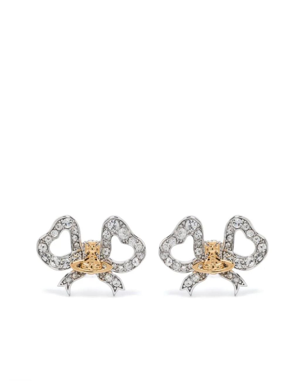 Vivienne Westwood White Rigoberta Earrings