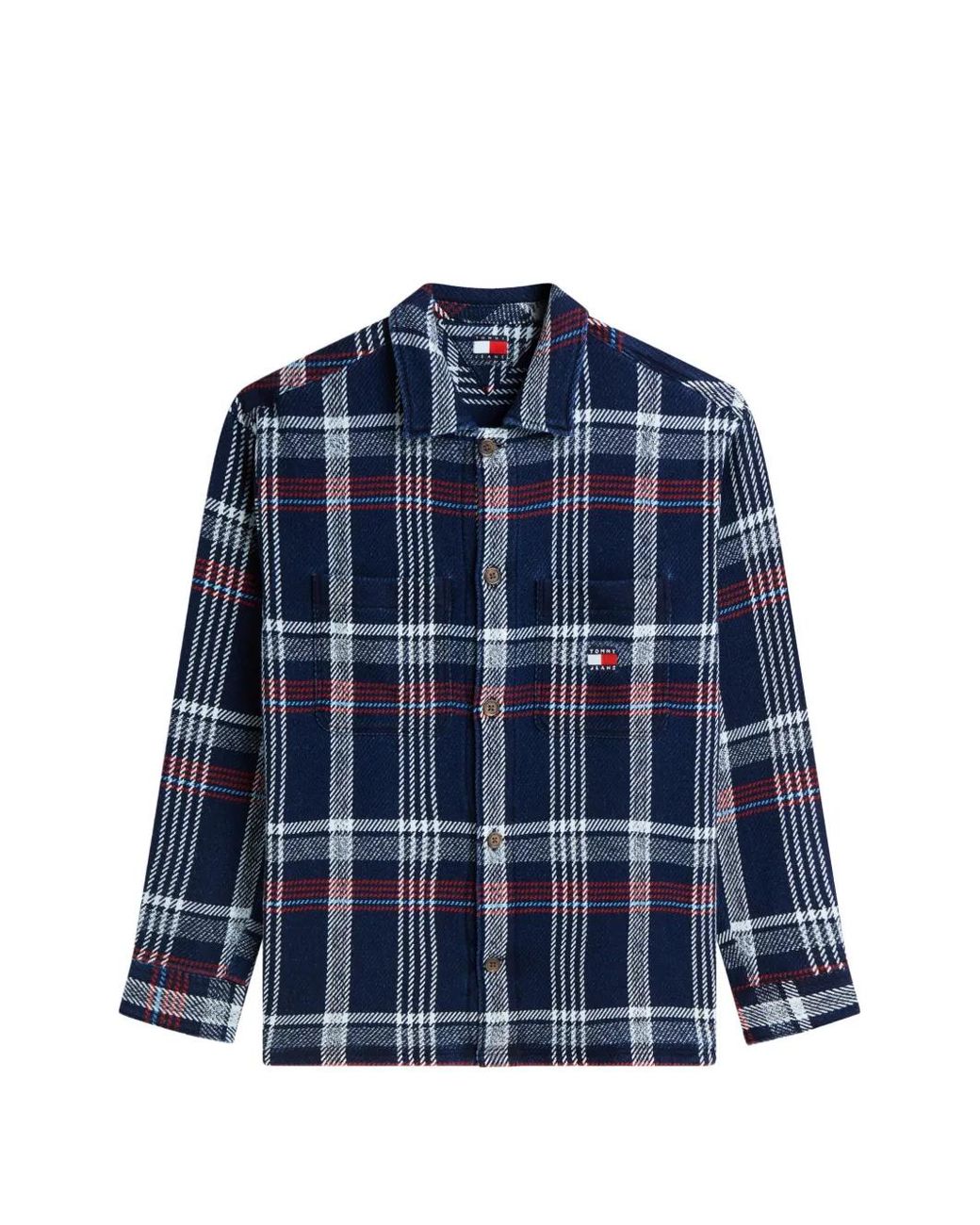 Tommy Hilfiger Blue Chemise À Carreaux for men