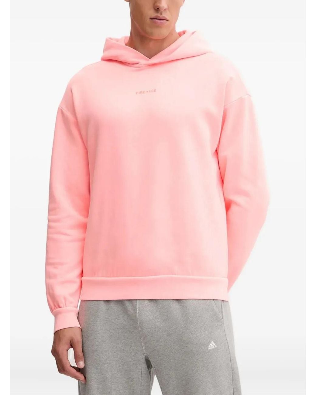 Bogner Fire + Ice Pink Ilay Logo Hoodie for men