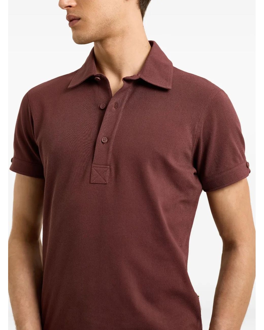 Orlebar Brown Red Sebastian Polo Shirt for men
