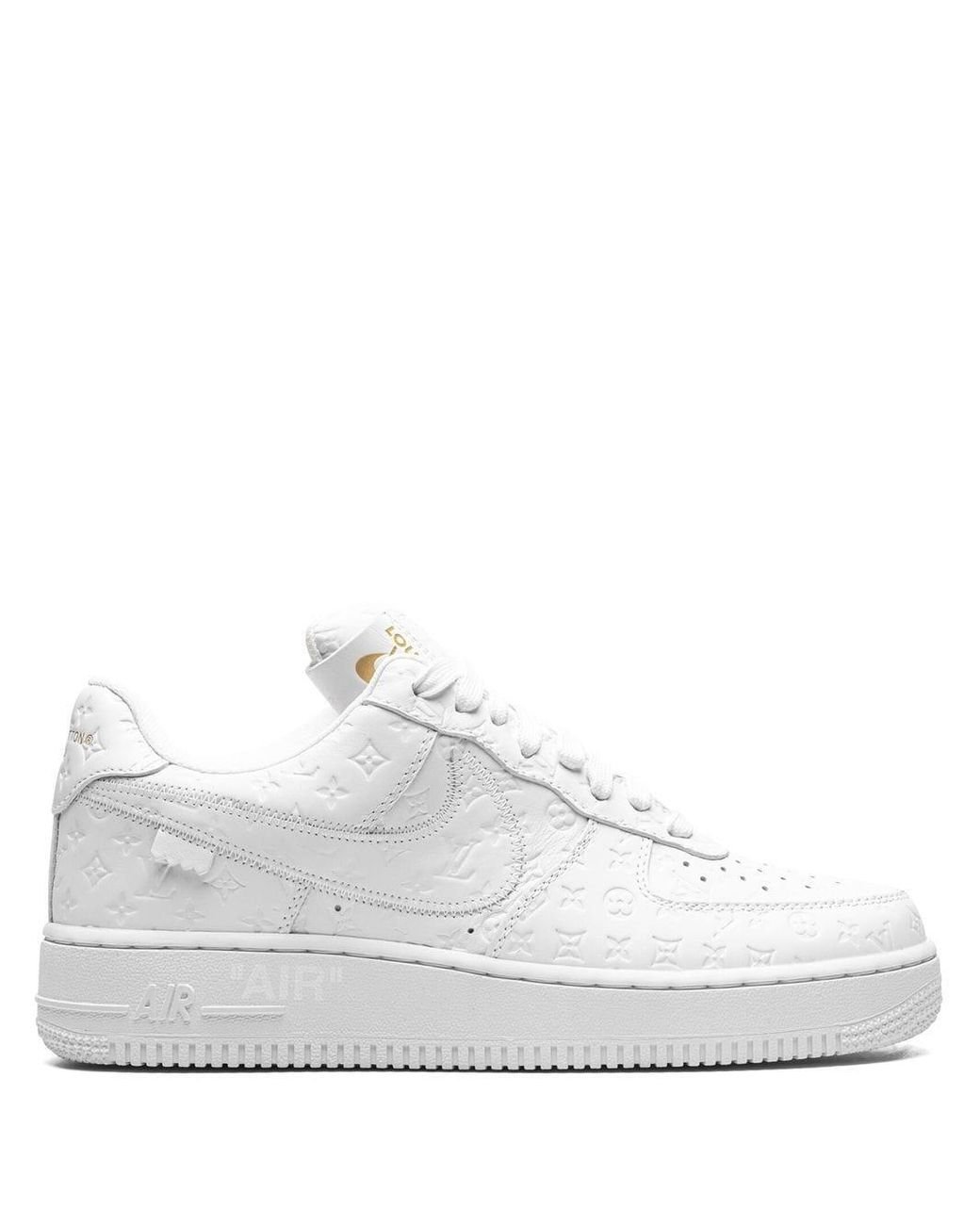 Louis Vuitton x Nike Air Force 1 White | Size 8, Sneaker