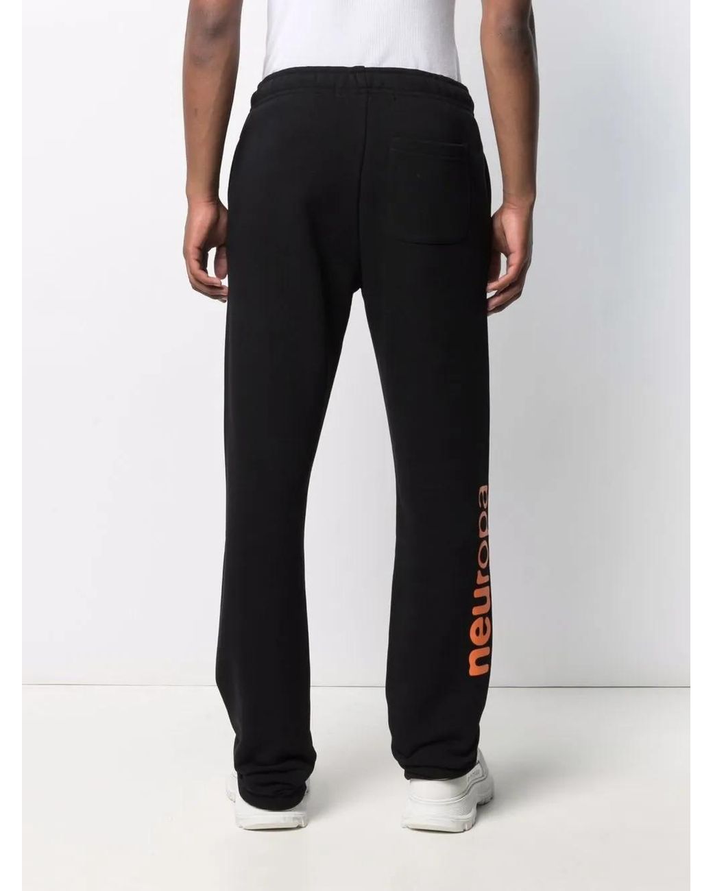 M I S B H V Black Neuropa-Print Sweatpants