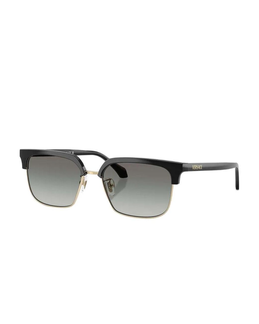 Versace Gray Square-Frame Sunglasses for men