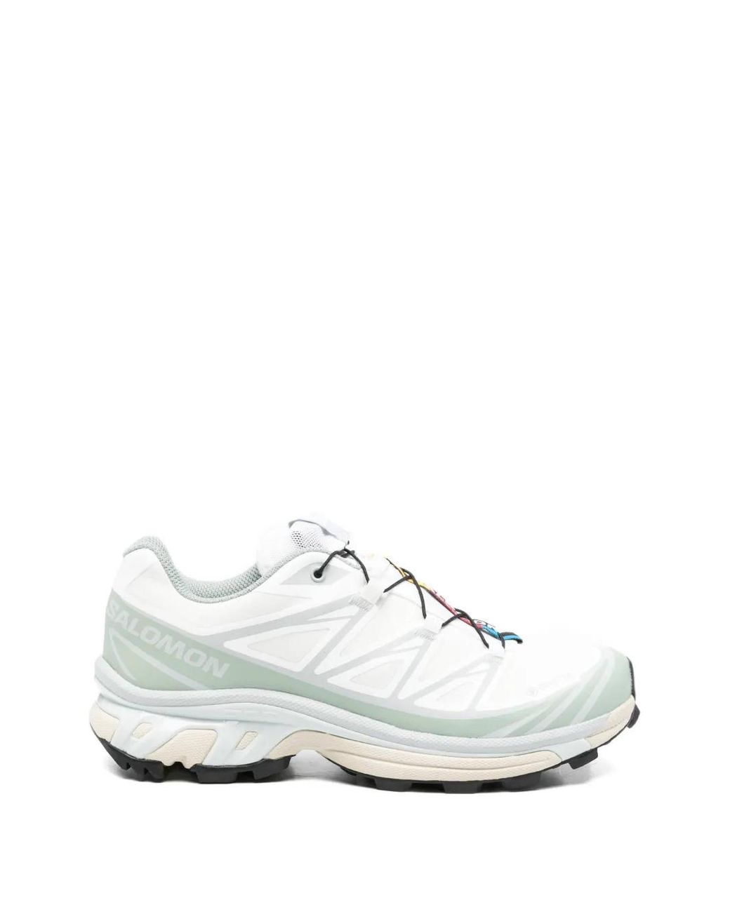 Salomon White Xt-6 Gtx Sneakers