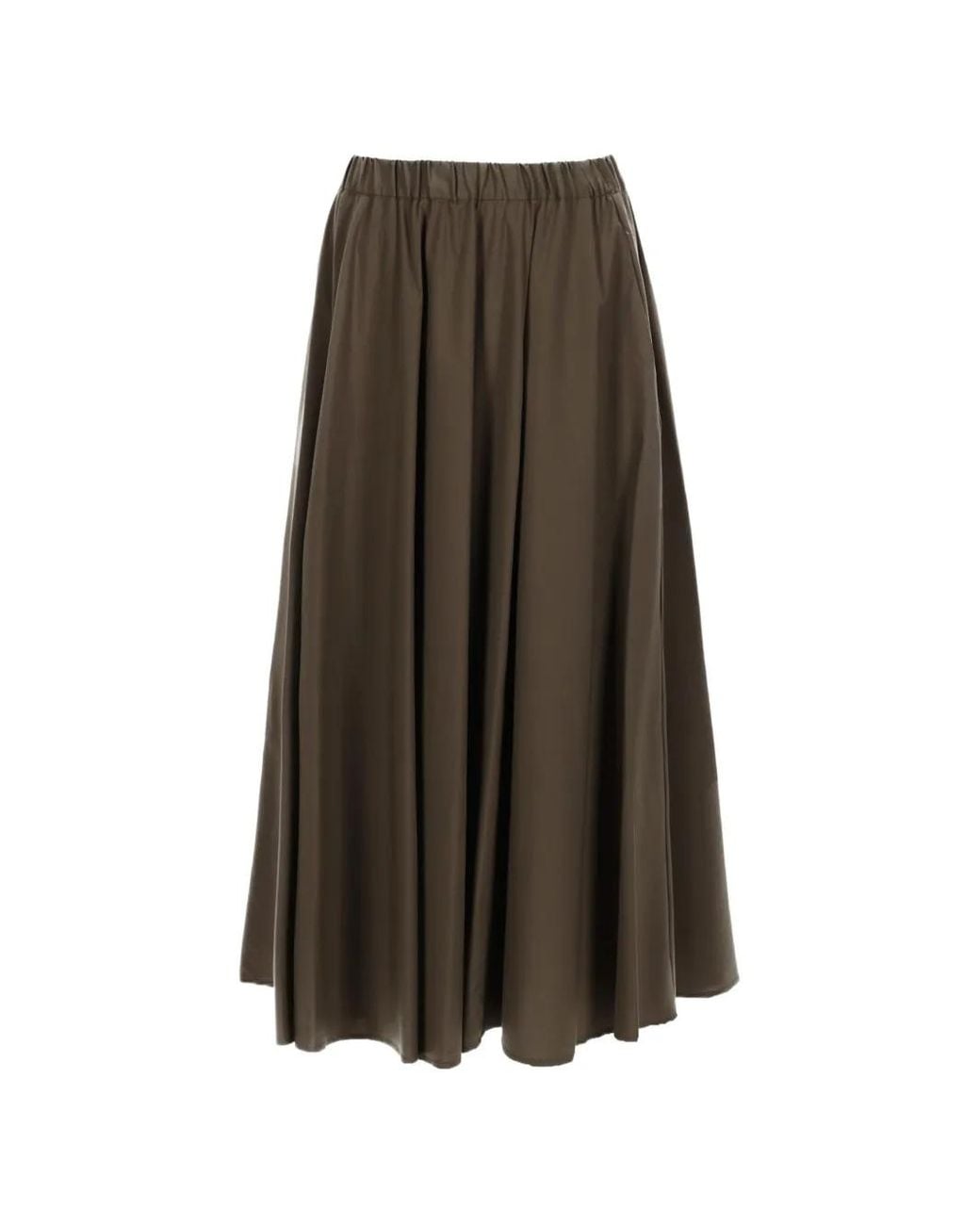 Aspesi Brown Midi Skirt