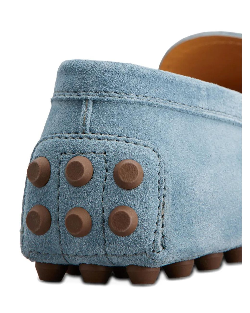 Tod's Blue Gommino Bubble Loafer