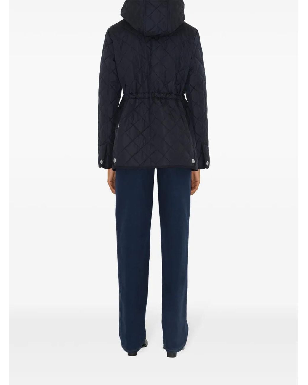 Burberry Blue Quilted Nylon Jacket