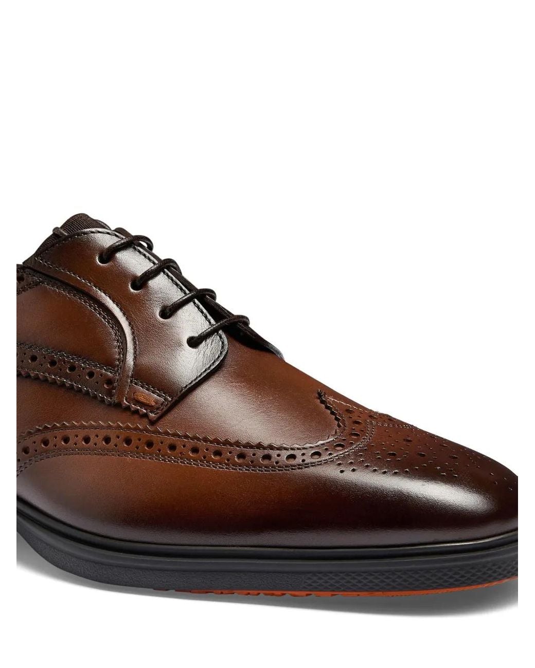 Santoni Easy Budapester in Brown für Herren