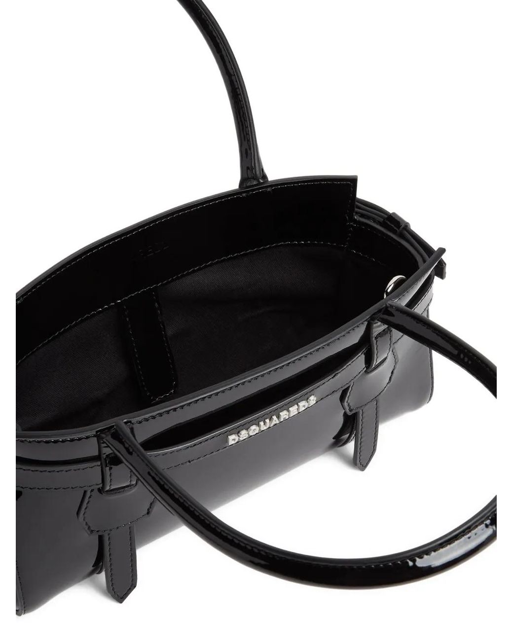 DSquared² Black Leather Tote Bag