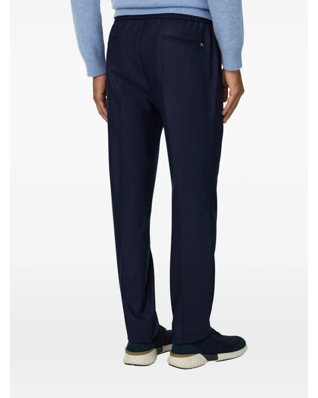 Boggi Blue City Trousers for men