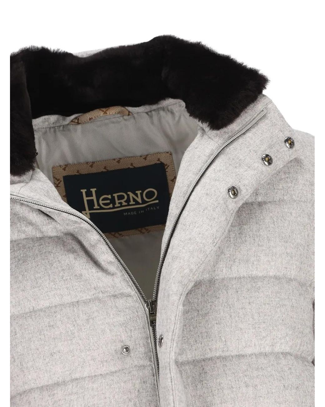 Herno Gesteppter Daunenmantel in White für Herren