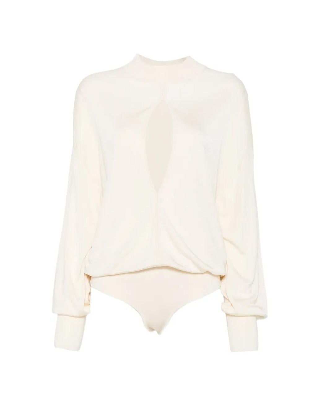 Galvan White Fontana Cutout Bodysuit