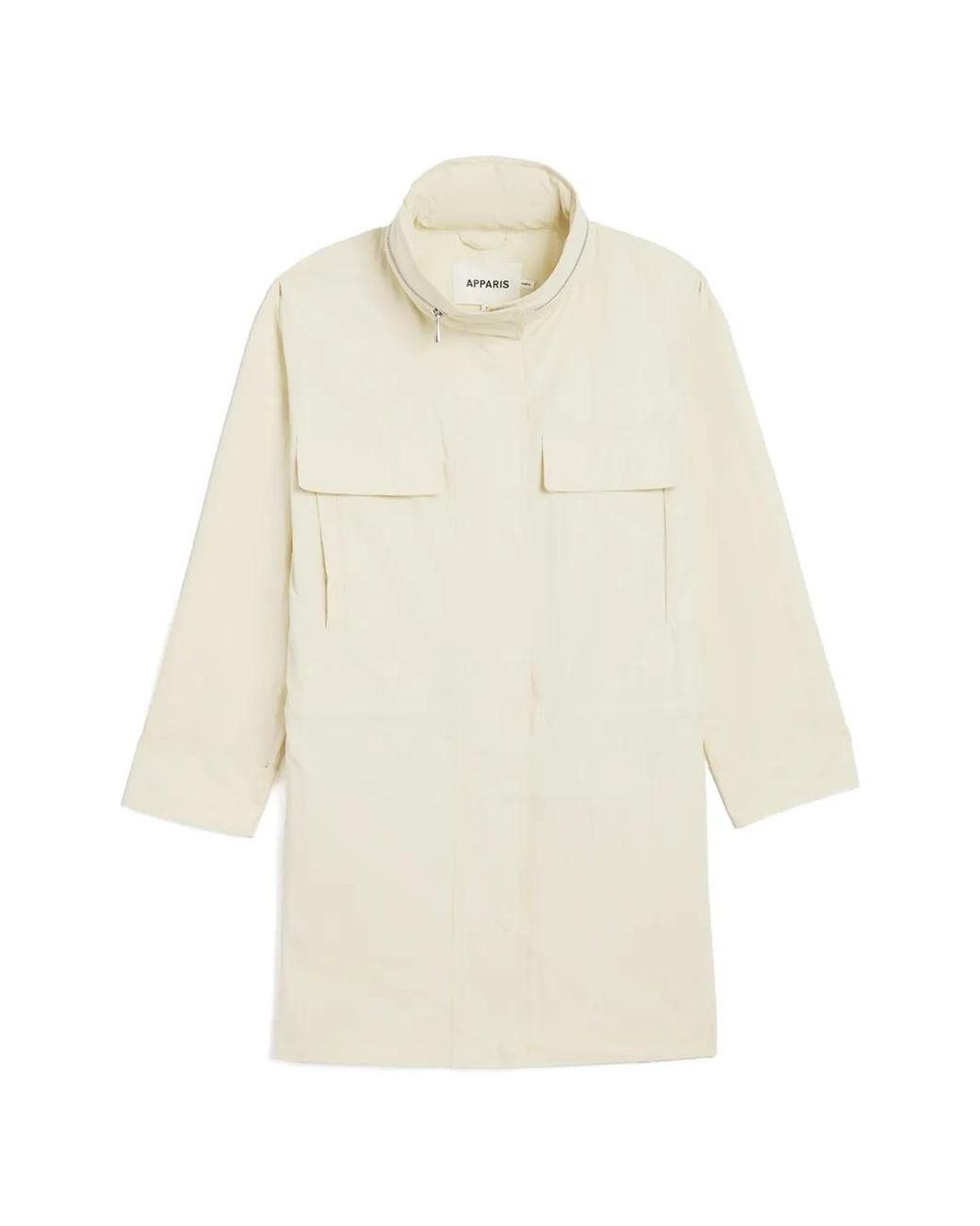 Apparis White Bea Raincoat