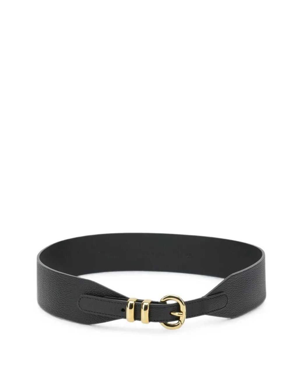 Andersons Black Buckle-Fastening Leather Belt
