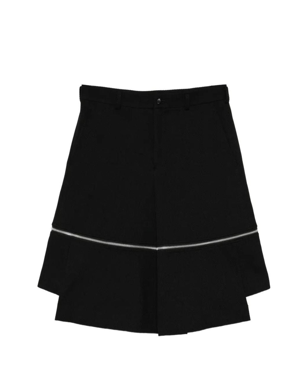 COMME DES GARÇON BLACK Short À Détail Zippé in Black for Men | Lyst