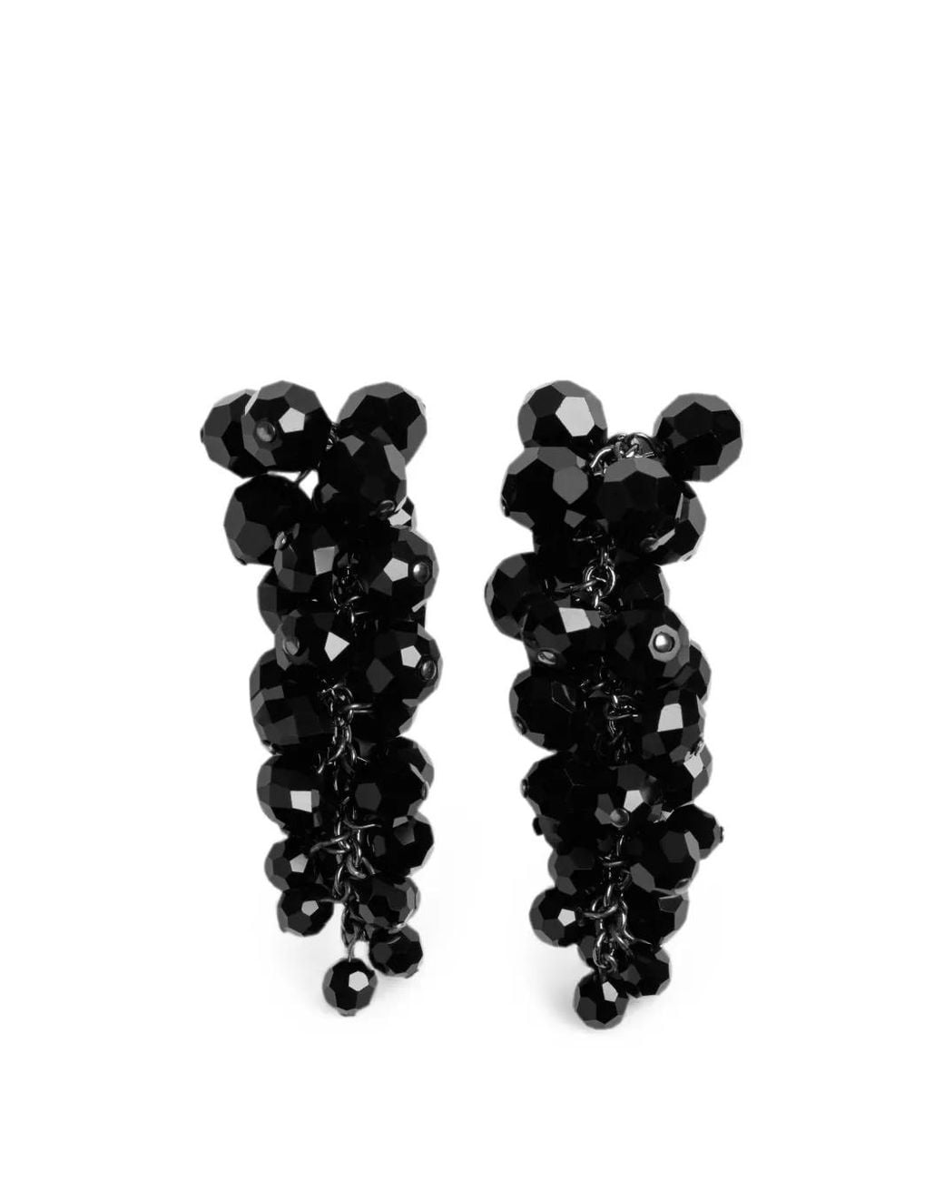 Simone Rocha Black Cluster Drip Earrings