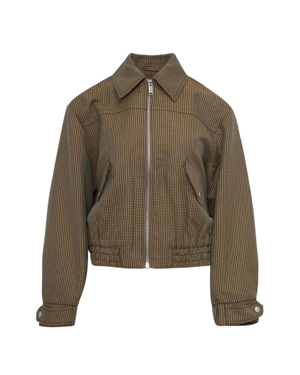 3.1 Phillip Lim Brown Veste À Motif Pied-De-Poule