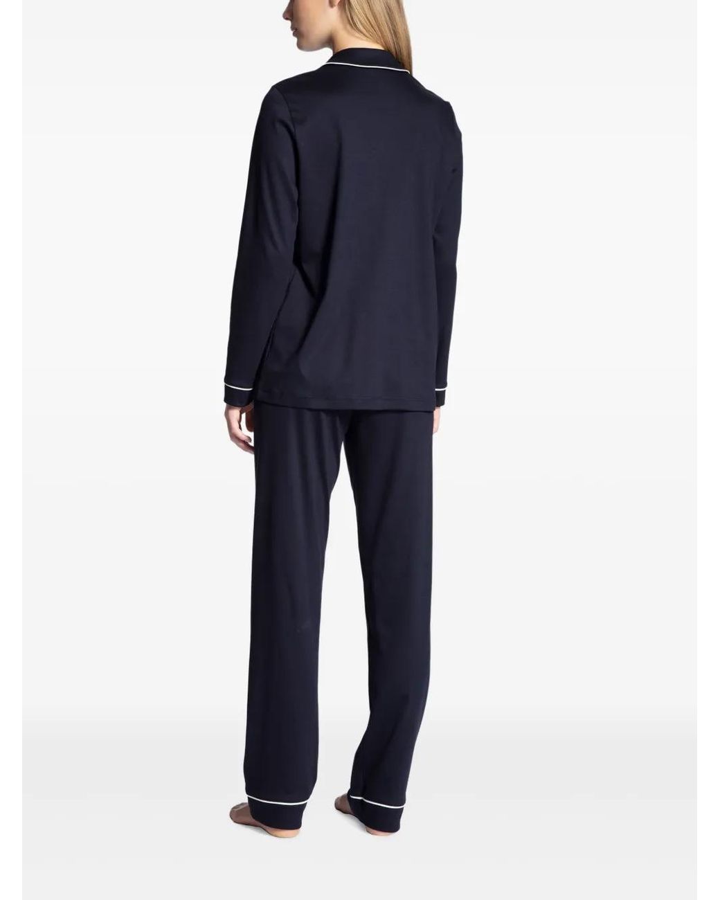 Calida Blue Button-Up Pyjamas