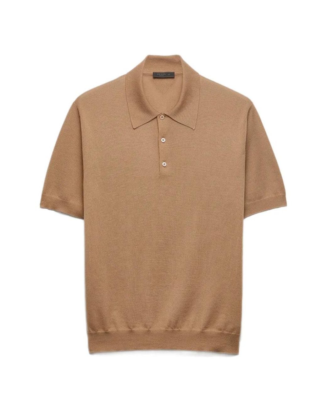 Prada Natural Polo Bicolore for men