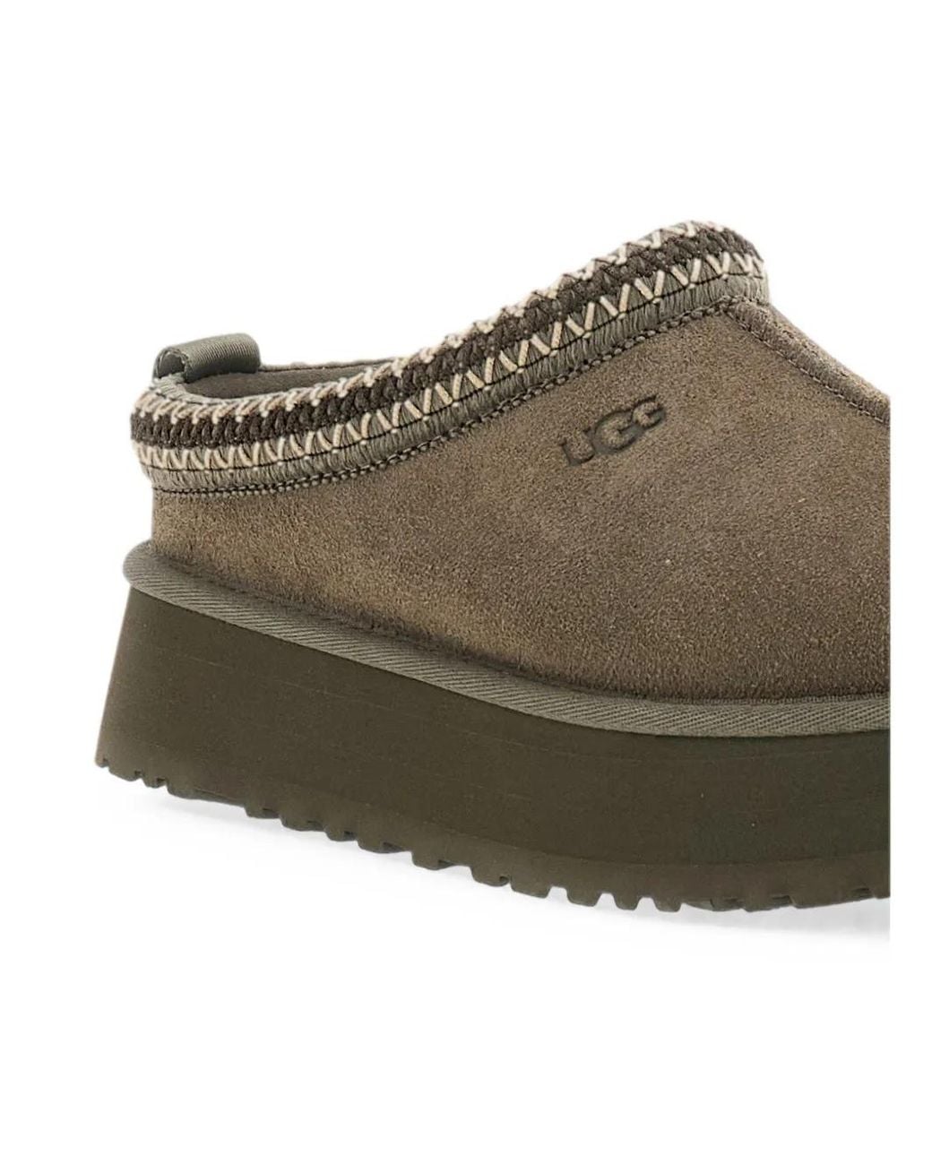 Ugg Brown Tazz Ii Suede Clogs