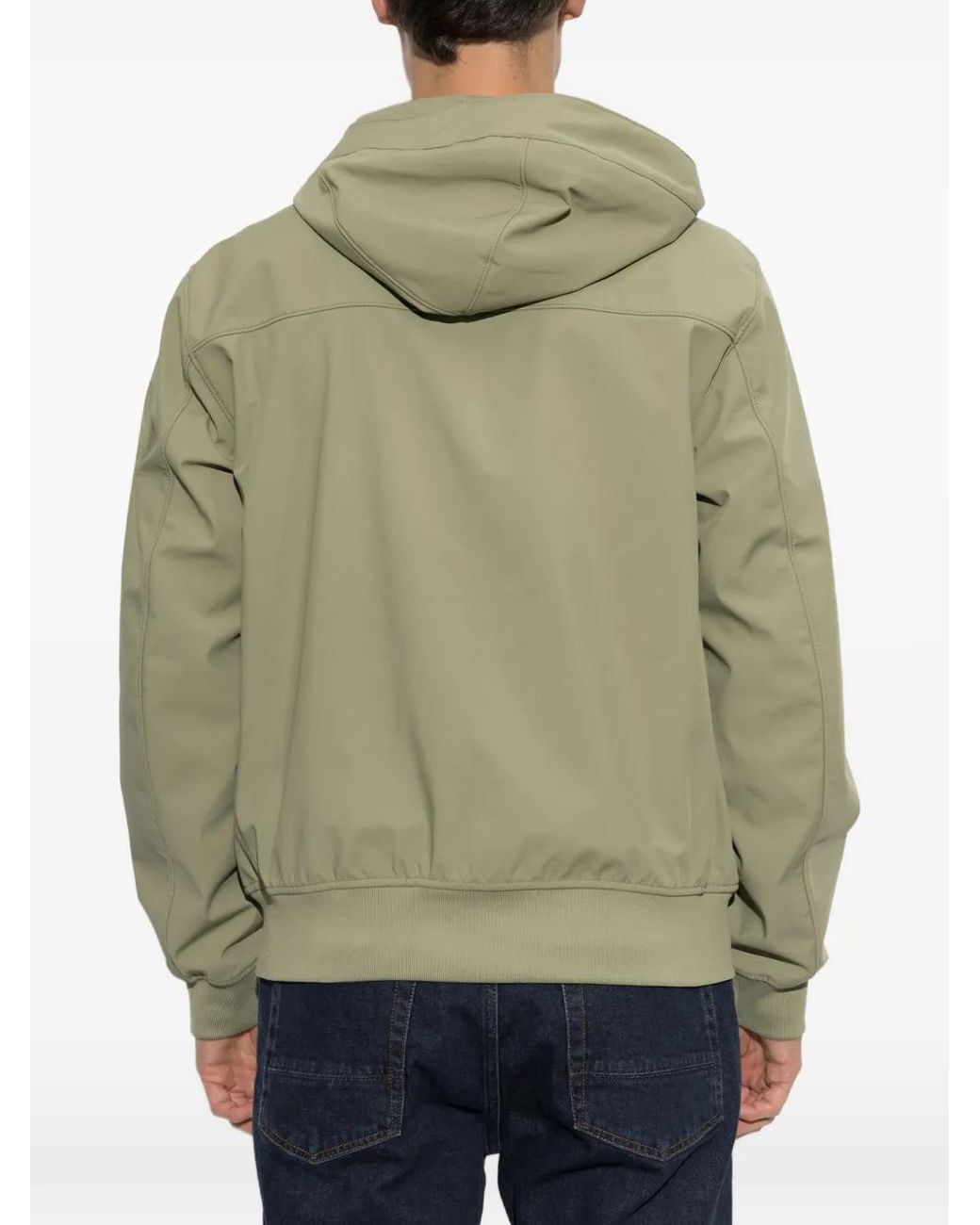 Stone Island Green 4100118 Light Soft Shell-R E.Dye Technology Jacket for men
