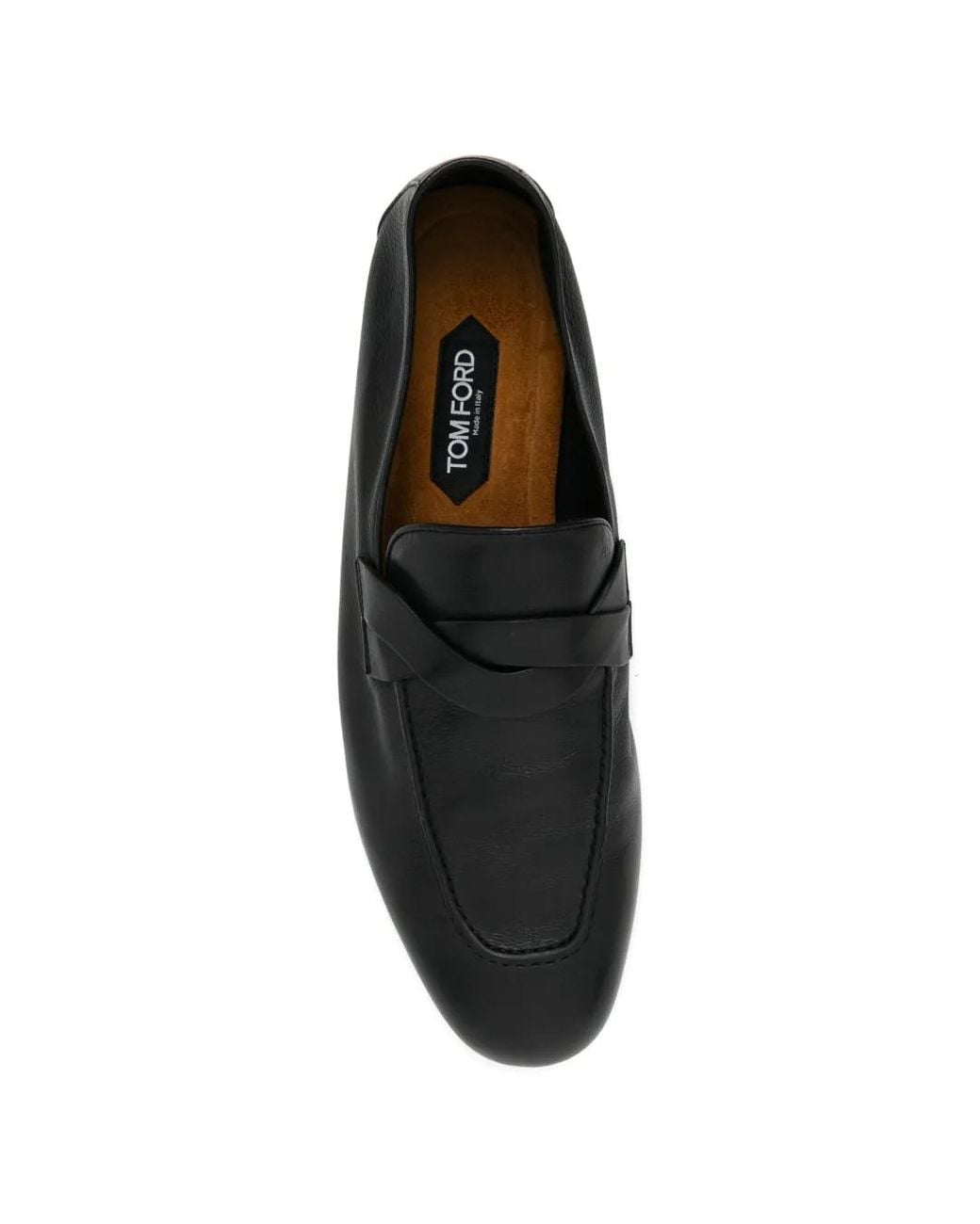 Tom Ford Black Gigi Twisted Loafers for men