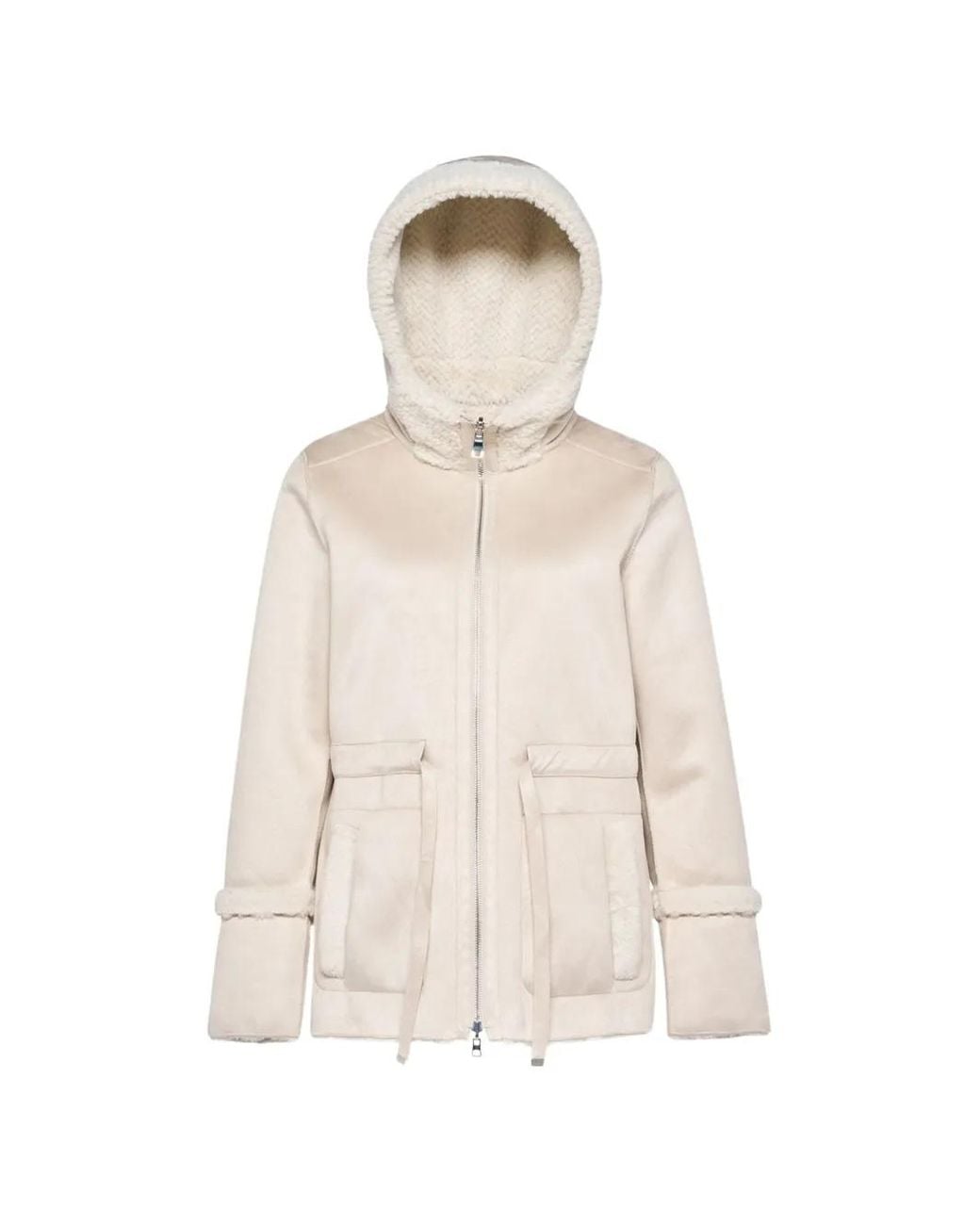 Chaqueta Kency Reversible Con Capucha Geox de color Natural