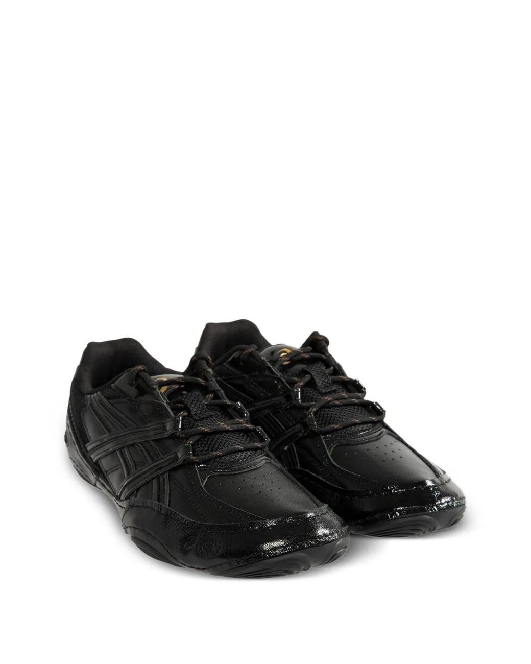 Asics Black Hypersync Panelled Sneakers for men