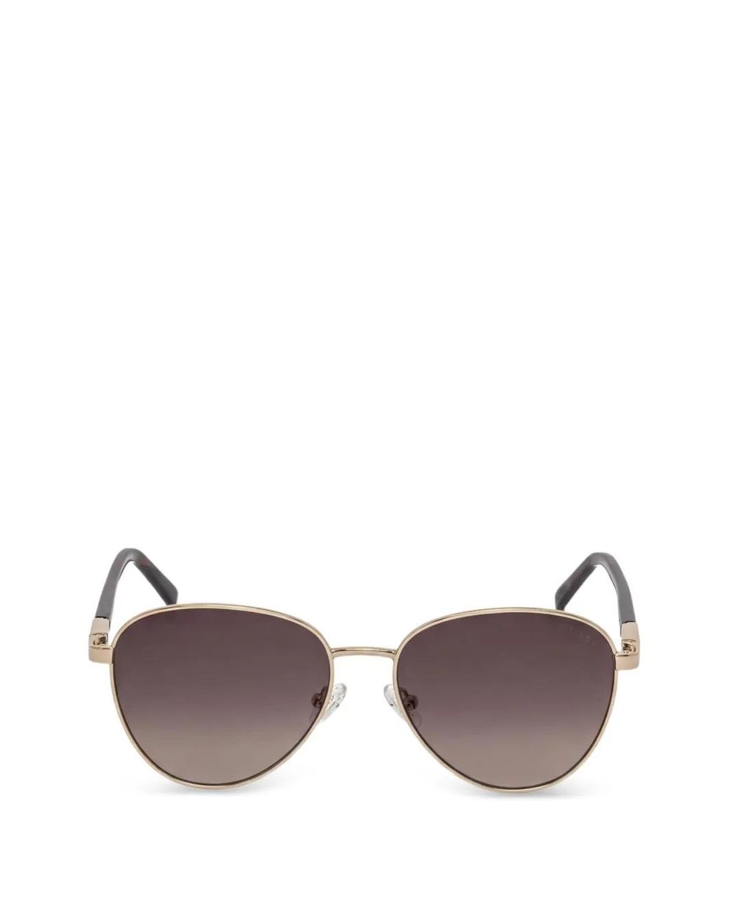 Guess Purple Round-Frame Sunglasses