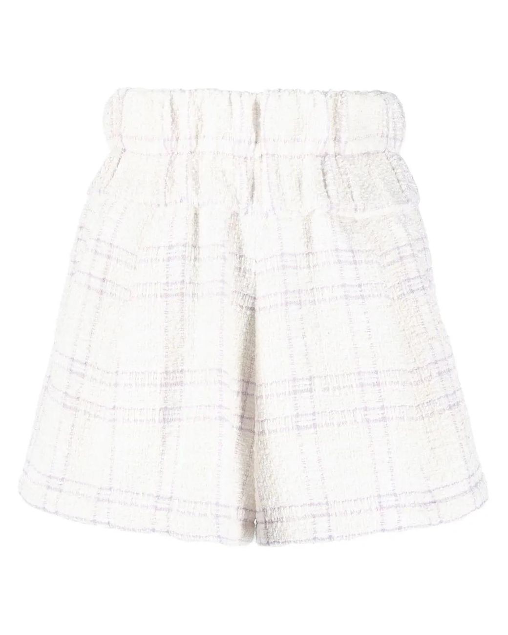 IRO Tweed Shorts in het White