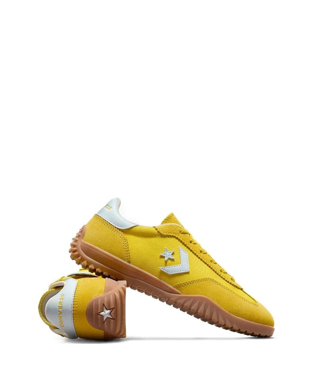 Converse Yellow Run Star Logo-Detail Sneakers