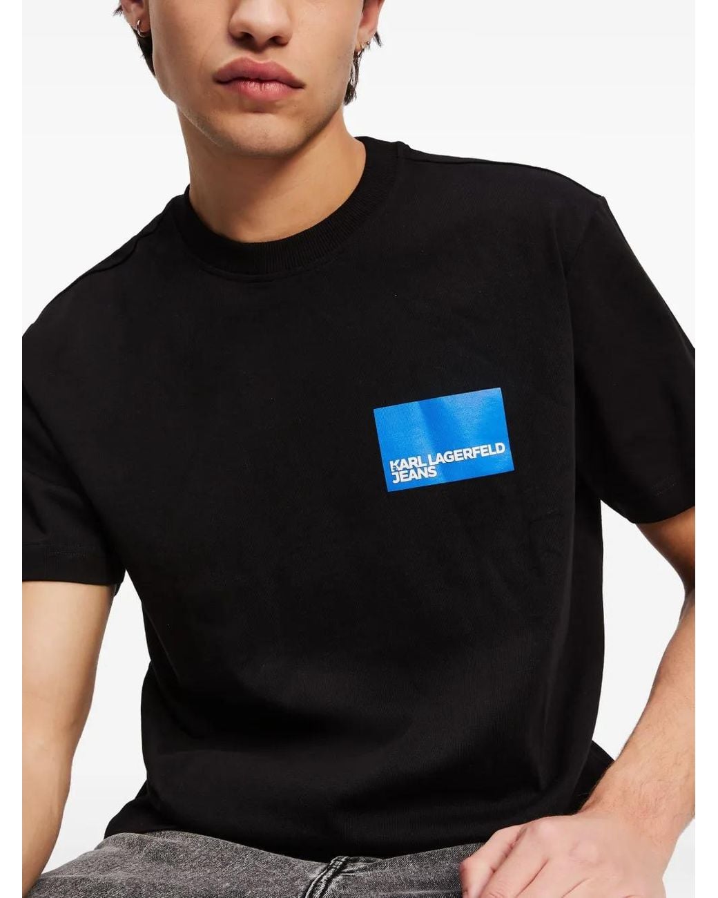 Karl Lagerfeld Black Box Logo T-Shirt for men