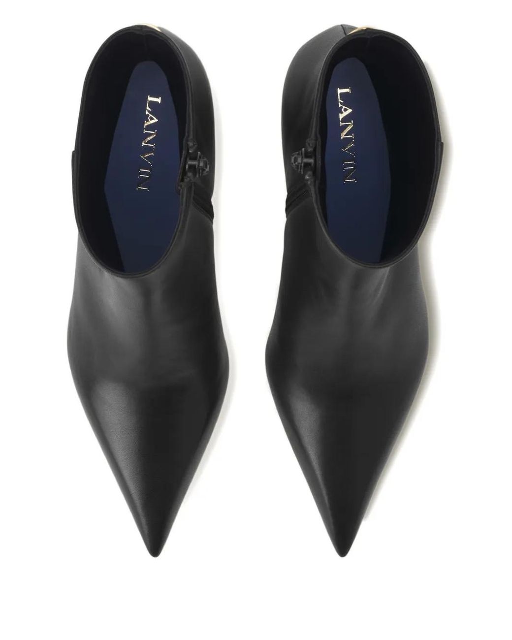 Lanvin Black Midnight Step Ankle Boots